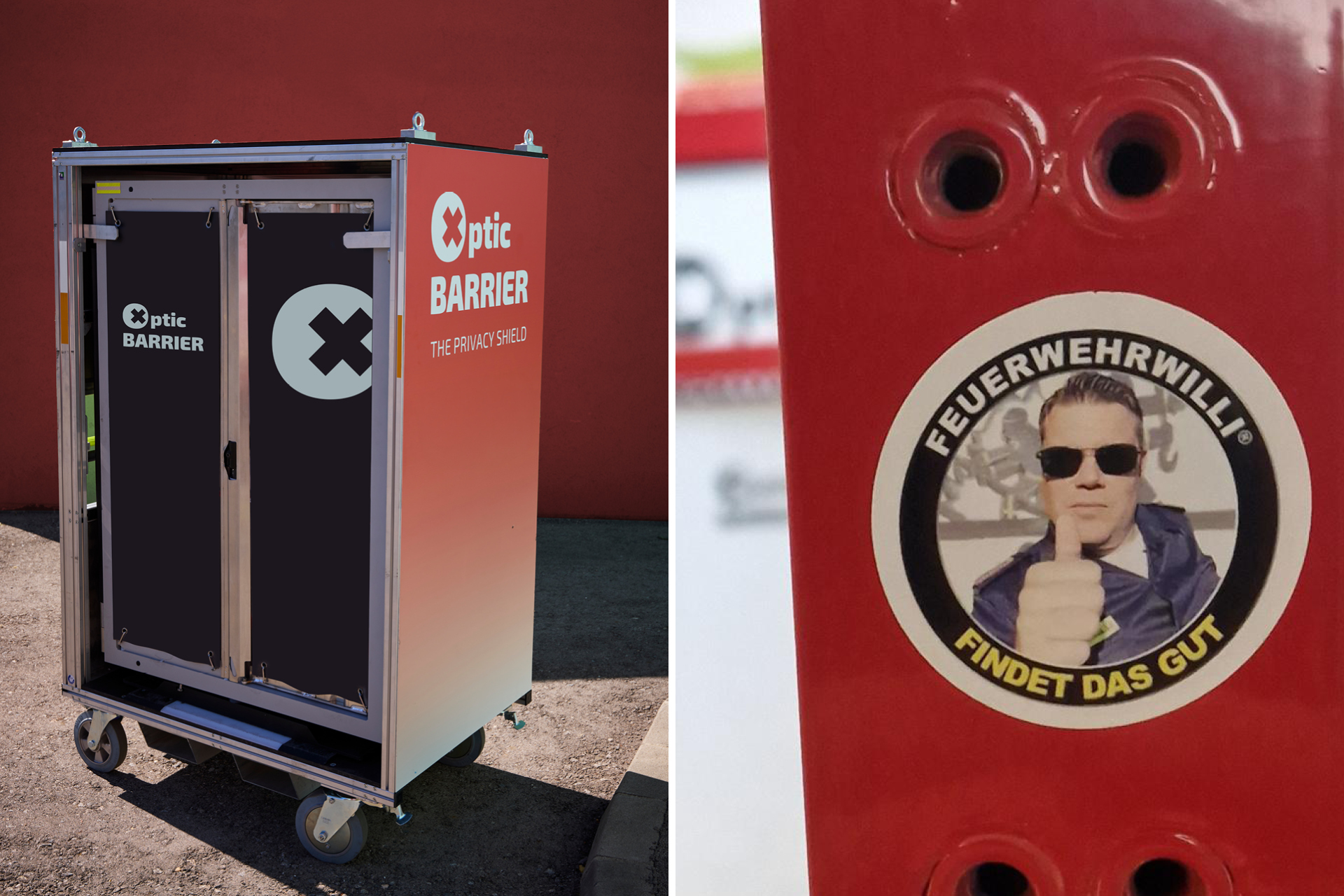 OpticBARRIER – genormte Logistik, PSA-gerechte Bedienung